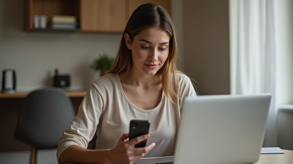 Jeune femme planifiant son épargne avec applications financières